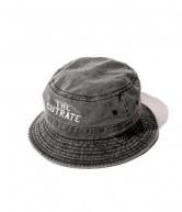 CUTRATE TWILL BUCKET HAT BLACK(カットレイト・ツイルバケットハット・ブラック)