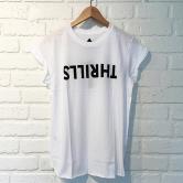 THRILLS LOGO T-SHIRT　WHITE(スリルズ・ロゴTシャツ・ホワイト)