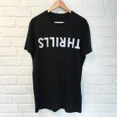 THRILLS LOGO T-SHIRT　BLACK(スリルズ・ロゴTシャツ・ブラック)