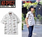 AT-DIRTY READY S/S SHIRT  NATURAL(アットダーティー・レディーショートスリーブシャツ・ナチュラル)