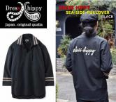 DRESS HIPPY SEA SIDE PULLOVER  BLACK(ドレスヒッピー・シーサイドプルオーバー・ブラック)