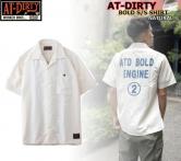 AT-DIRTY BOLD S/S SHIRT  NATURAL(アットダーティー・ボルド半袖シャツ・ナチュラル)