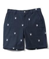 【SALE 40%OFF】FUCT SSDD DEATH BUNNY CHINO SHORTS 48804 BEIGE/NAVY(ファクト・デスバニーチノ ショーツ・ベージュ/ネイビー)