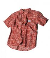CUTRATE S/S ALLOVER PATTERN SHIRT RED(カットレート・オールオーバーパターンシャツ・レッド)