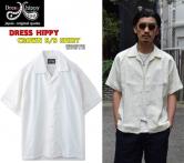 DRESS HIPPY CROWN S/S SHIRT  WHITE(ドレスヒッピー・クラウン半袖シャツ・ホワイト)