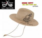 DRESS HIPPY EA SIDE PAINT HAT  NATURAL(ドレスヒッピー・シーサイドペイントハット・ナチュラル)