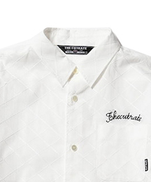 【SALE 30%OFF】CUTRATE S/S DIAMOND QUILTING SHIRT WHITE(カットレイト・半袖ダイヤモンドキルティングシャツ・ホワイト)