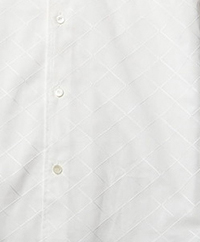 【SALE 30%OFF】CUTRATE S/S DIAMOND QUILTING SHIRT WHITE(カットレイト・半袖ダイヤモンドキルティングシャツ・ホワイト)