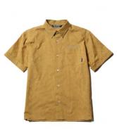 CUTRATE S/S DIAMOND QUILTING SHIRT MUSTARD(カットレイト・半袖ダイヤモンドキルティングシャツ・マスタード)