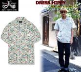 DRESS HIPPY 麻雀 USA S/S SHIRT NATURAL(ドレスヒッピー・麻雀USAショートスリーブシャツ /ナチュラル)