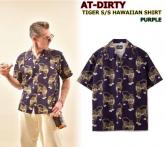 DRESS HIPPY TIGER S/S HAWAIIAN SHIRT PURPLE(ドレスヒッピー・タイガーショートスリーブハワイアンシャツ・パープル)