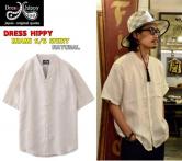 DRESS HIPPY MIAMI S/S SHIRT NATURAL(ドレスヒッピー・マイアミ半袖シャツ・ナチュラル)