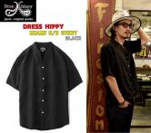 DRESS HIPPY MIAMI S/S SHIRT BLACK(ドレスヒッピー・マイアミ半袖シャツ・ブラック)