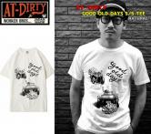 AT-DIRTY GOOD OLD DAYS S/S TEE  NATURAL(アットダーティー・グッドオールドデェイ半袖Tシャツ・ナチュラル)