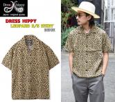 DRESS HIPPYLEOPARD S/S SHIRT BEIGE(ドレスヒッピー・レオパード半袖シャツ・ベージュ)