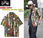 DRESS HIPPY HOFFMAN S/S USA SHIRT (ドレスヒッピー・ホフマンUSA半袖シャツ)