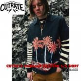 CUTRATE HAWAIIAN PATTERN S/S SHIRT BLACK(カットレイト・ハワイアンパターン半袖シャツ・ブラック)