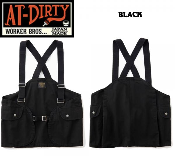 AT-DIRTY GAME VEST BLACK/KHAKI(アットダーティー・ゲームベスト