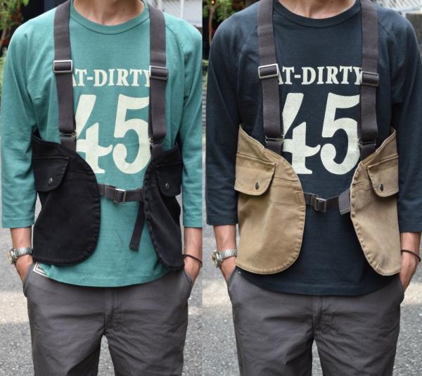 AT-DIRTY GAME VEST BLACK/KHAKI(アットダーティー・ゲームベスト 