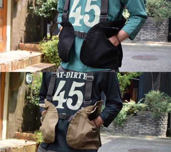 AT-DIRTY GAME VEST BLACK/KHAKI(アットダーティー・ゲームベスト