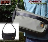 AT-DIRTY TRIP SHOULDER BAG BLACK/OLIVE(アットダーティー・トリップショルダーバック・ブラック/オリーブ)