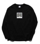 FUCT SSDD 1992 POLAROID L/S TEE 41703 WHITE・BLACK (ファクト・長袖Tシャツ・ホワイト・ブラック)