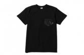 CUTRATE LEATHER POCKET T-SHIRT  BALCK(カットレート・レザーポケットTシャツ・ブラック)