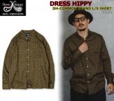 DRESS HIPPY DH-COMMON STAND L/S SHIRT GREEN(ドレスヒッピー・DHコモンスタンドロングスリーブシャツ・グリーン)