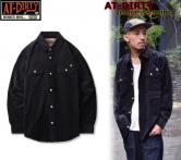 AT-DIRTY VENICE L/S SHIRT BLACK(アットダーティー・ベニスロングスリーブシャツ・ブラック)