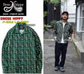 DRESS HIPPY F-HOLE L/S SHIRT GREEN(ドレスヒッピー・fホールロングスリーブシャツ・グリーン)