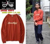 DRESS HIPPY DRESS HIPPY L/S TEE  RED(ドレスヒッピー・ドレスヒッピーロングスリーブTシャツ・レッド)