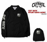 CUTRATE NYLON COACH JACKET BLACK(カットレート・ナイロンコーチジャケット・ブラック)