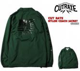 CUTRATE NYLON COACH JACKET GREEN(カットレート・ナイロンコーチジャケット・グリーン)