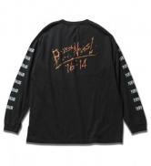 PAWN ROSES L/S TEE 96503 BLACK(パウン・ローゼズロングスリーブTシャツ・ブラック)