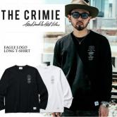 CRIMIE EAGLE LOGO LONG T-SHIRT・WHITE/BLACK (クライミー・イーグルロゴロングスリーブTシャツ・ホワイト/ブラック)