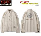 AT-DIRTY POWWOW SHIRT JACKET IVORY(アットダーティー・パウパウシャツジャケット・アイボリー)