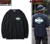 AT-DIRTY ATD SCREW L/S TEE BLACK(アットダーティー・ATDスクリュー長袖Tシャツ・ブラック)