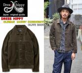 DRESS HIPPY OLDMAN JACKET CORDUROY OLIVE BROWN(ドレスヒッピー・オールドマンジャケットコーデュロイ・オリーブブラウン)