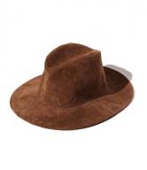 CUTRATE LEATHER HAT BROWN(カットレート・レザーハット・ブラウン)