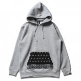 PAWN GRIFFIN HOODED 96309 GRAY/BLACK(パウン・グリフィンパーカー・グレー/ブラック)