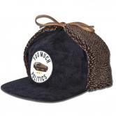 PAWN CORDUROY BOA CAP 96901 BLACK/NAVY(パウン・コーデュロイボアキャップ・ブラック/ネイビー)