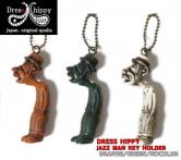 DRESS HIPPY JAZZ MAN KEY HOLDER  ORANGE/GREEN/NOCOLOR(ドレスヒッピー・ジャズマンキーホルダー・オレンジ/グリーン/ノーカラー)