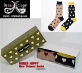 DRESS HIPPY New Orleans Socks HEART(ドレスヒッピー・ニューオリンズソックス・ハート)