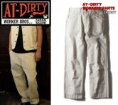 AT-DIRTY WORKERS PANTS  IVORY(アットダーティ-・ワーカーズパンツ・アイボリー)