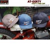 AT-DIRTY DIRTY FIRE CAP BLACK/NAVY/BROWN(アットダーティー・ダーティーファイヤキャップ・ブラック/ネイビー/ブラウン)