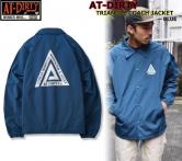 AT-DIRTY TRIANGLE COACH JACKET BLUE(アットダーティー・トライアングルコーチジャケット・ブルー)