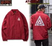 AT-DIRTY TRIANGLE COACH JACKET RED(アットダーティー・トライアングルコーチジャケット・レッド)