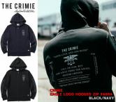 CRIMIE  EAGLE LOGO HOODED ZIP PARKA・BLACK/NAVY(クライミー・イーグルロゴフードジップパーカー・ブラック/ネイビー)