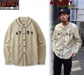 AT-DIRTY BB L/S SHIRT BEIGE(アットダーティー・ベースボール長袖シャツ・ベージュ)