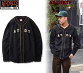 AT-DIRTY BB L/S SHIRT BLACK(アットダーティー・ベースボール長袖シャツ・ブラック)